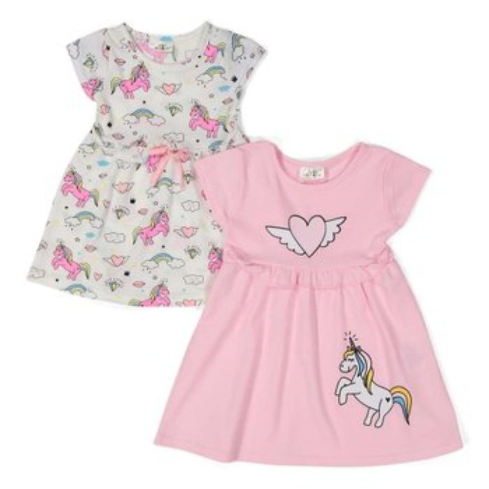 NWT A-line Unicorn dresses - 2 piece set